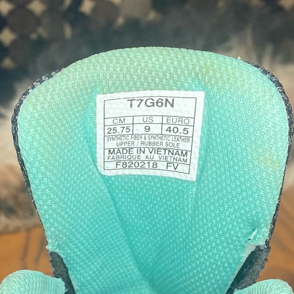 Asics Gel-Venture 6 Black/Lime Running Shoes 9 - Picture 6 of 10